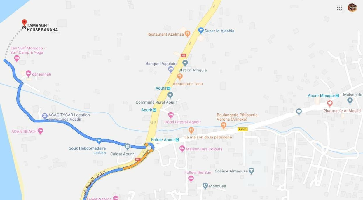 Apartament Tamraght House Banana Awrir Zewnętrze zdjęcie